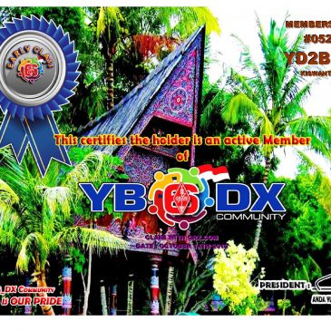 WELCOME YD2BDS AS YB6_DXCom#052